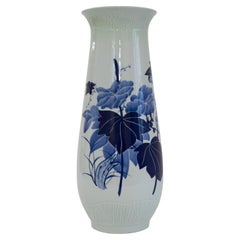 Chinesische blau-weiße Porzellanvase, 1970er-Jahre.