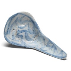 Chinese Blue and White Spoon, c. 1850