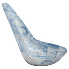 Antique Chinese Blue and White Spoon, c. 1850