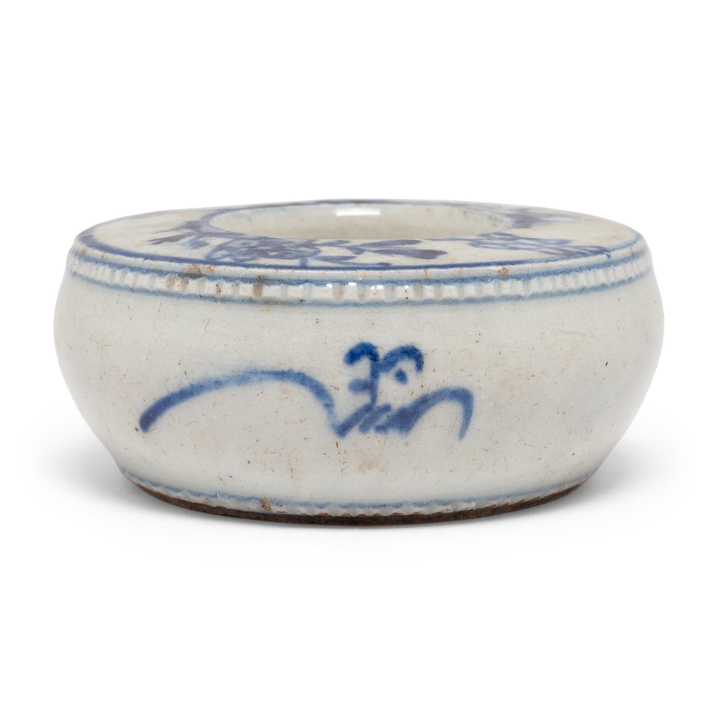 Qing Chinese Blue and White Water Coupe, c. 1850