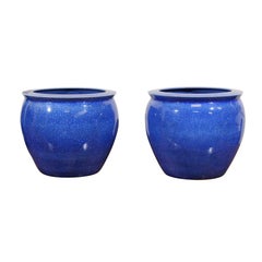 Chinese Blue Crackle Planter