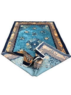 Chinese Blue Peking Area Rug - Circa 1940