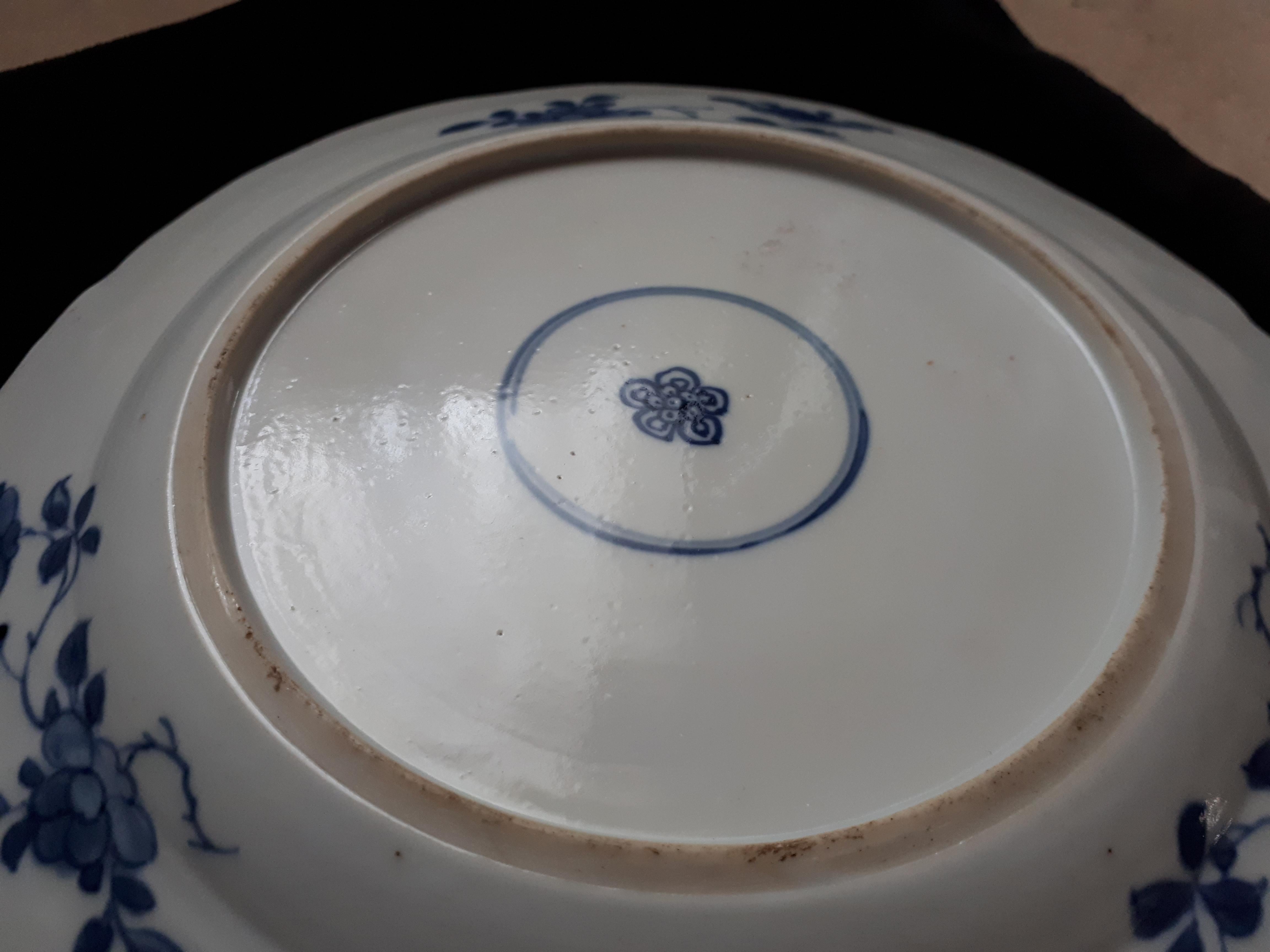Chinese Blue White Plate, China Kangxi Period 5