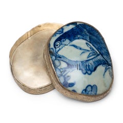 Chinese Blue & White Pottery Shard Box