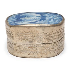 Chinese Blue & White Pottery Shard Box