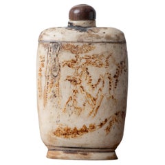 Bouteille à priser chinoise en os