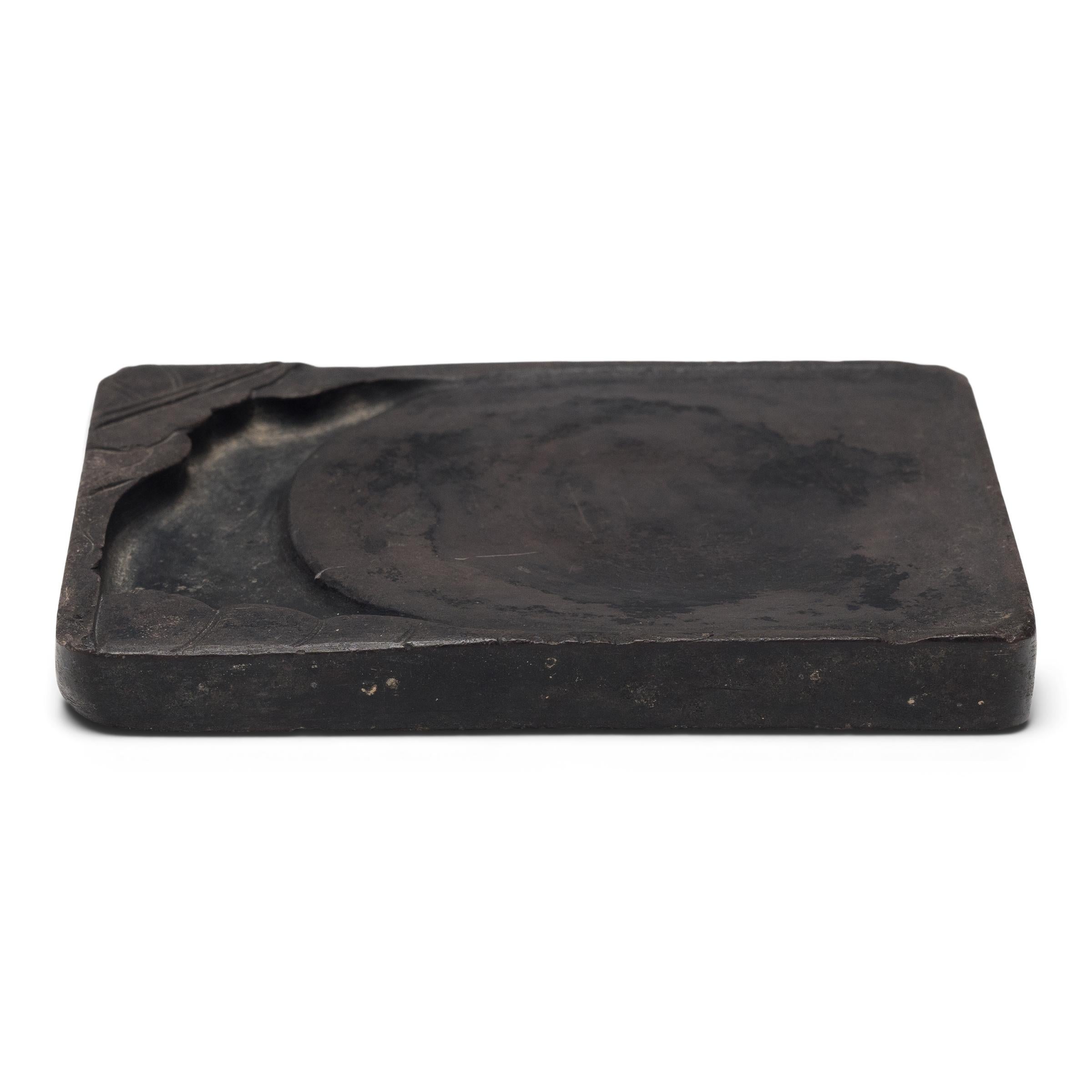 A fixture of the Chinese scholars' studio, the inkstone was among the 