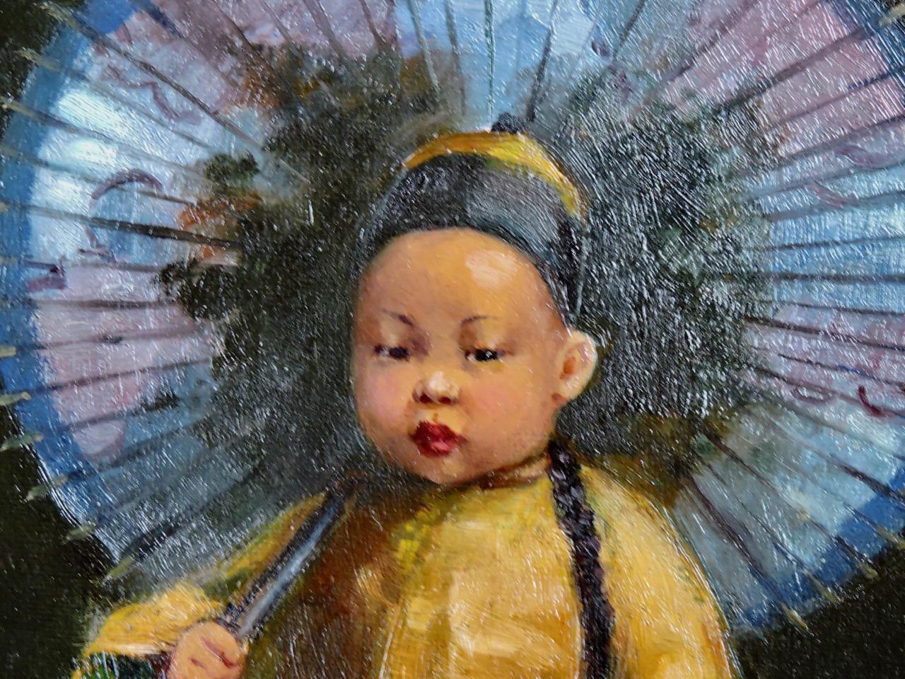 chinese boy painting