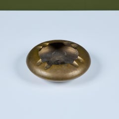 Chinese Brass Ashtray Bowl