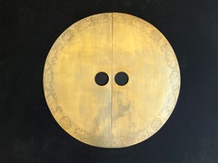 Chinese Brass Round Back Plate for Double Entry Doors