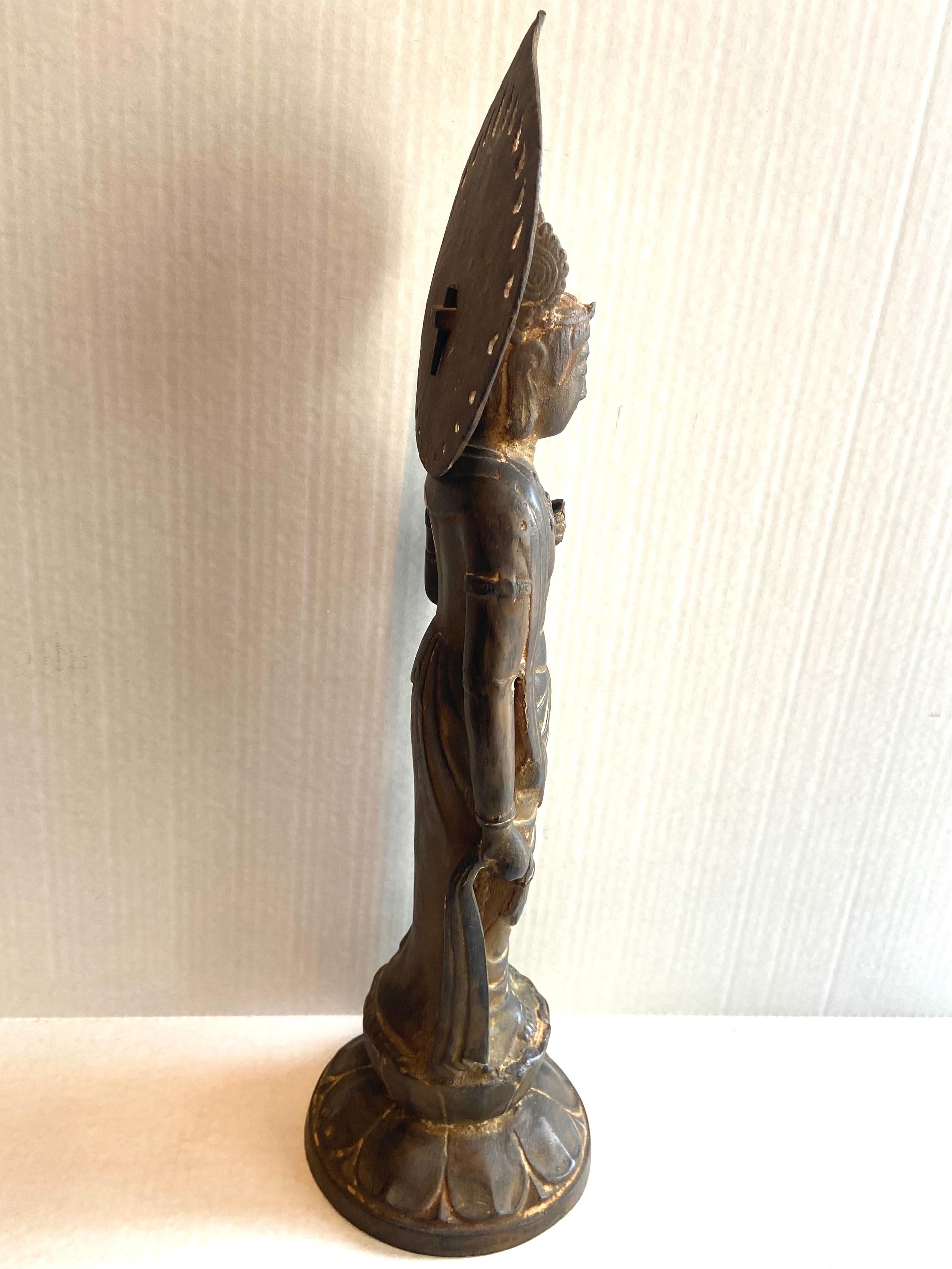 Chinese Export Chinese Bronze Bodhisattva Quan Yin Statue For Sale