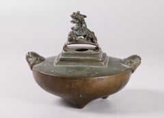Chinese bronze censer, 19th c.