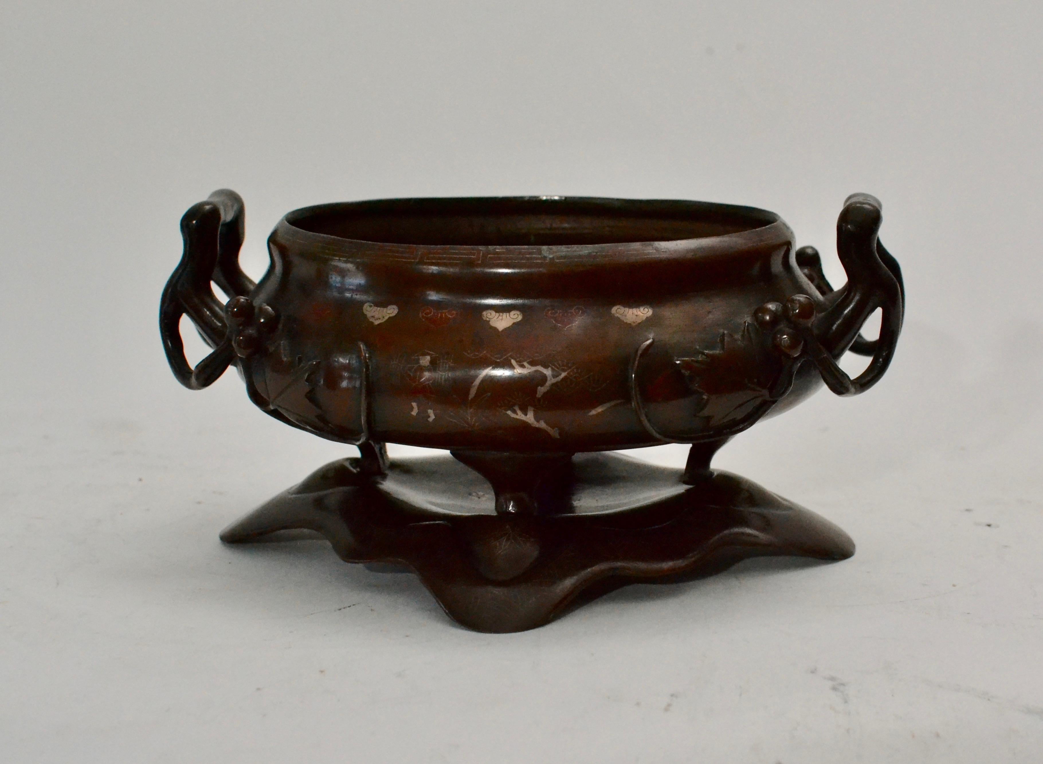Chinesisches Bronze-Quarser (19. Jahrhundert) im Angebot