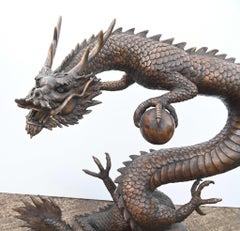 Fontaine chinoise en bronze avec dragon Jet d'eau pour le jardin