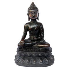 Chinese Bronze Figure of Shakyamuni Buddha Earlier 20th Century or Older