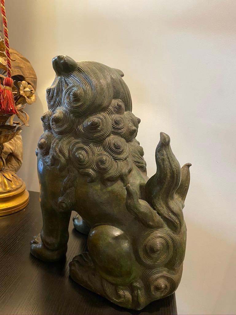 Chinese Export Chinese Bronze Foo Dog