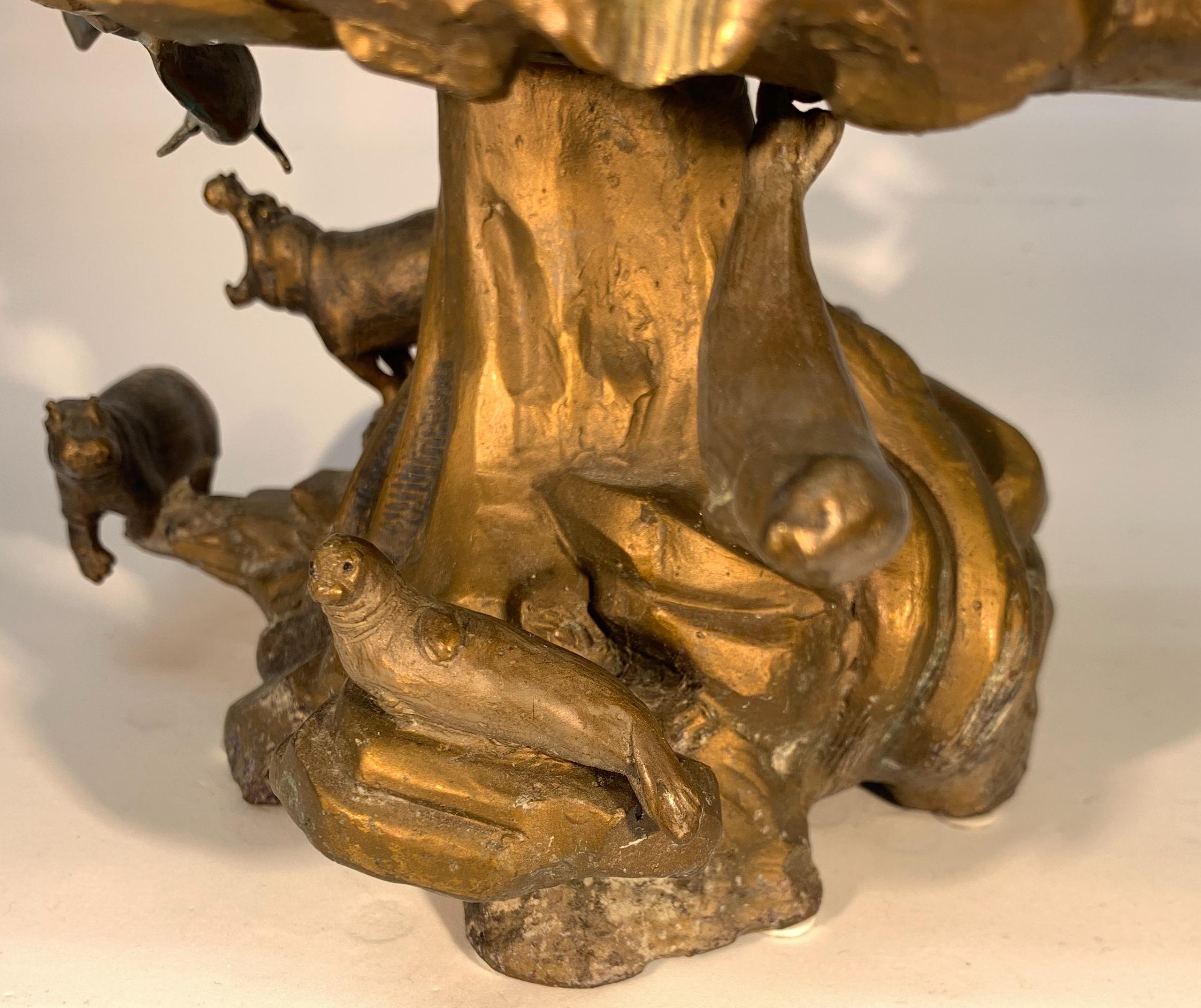 Chinese Bronze Fountain with Animals and in the Shape of a Tree 13