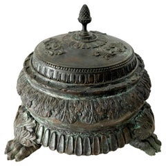 Antique Chinese Bronze Incense Burner or Censer