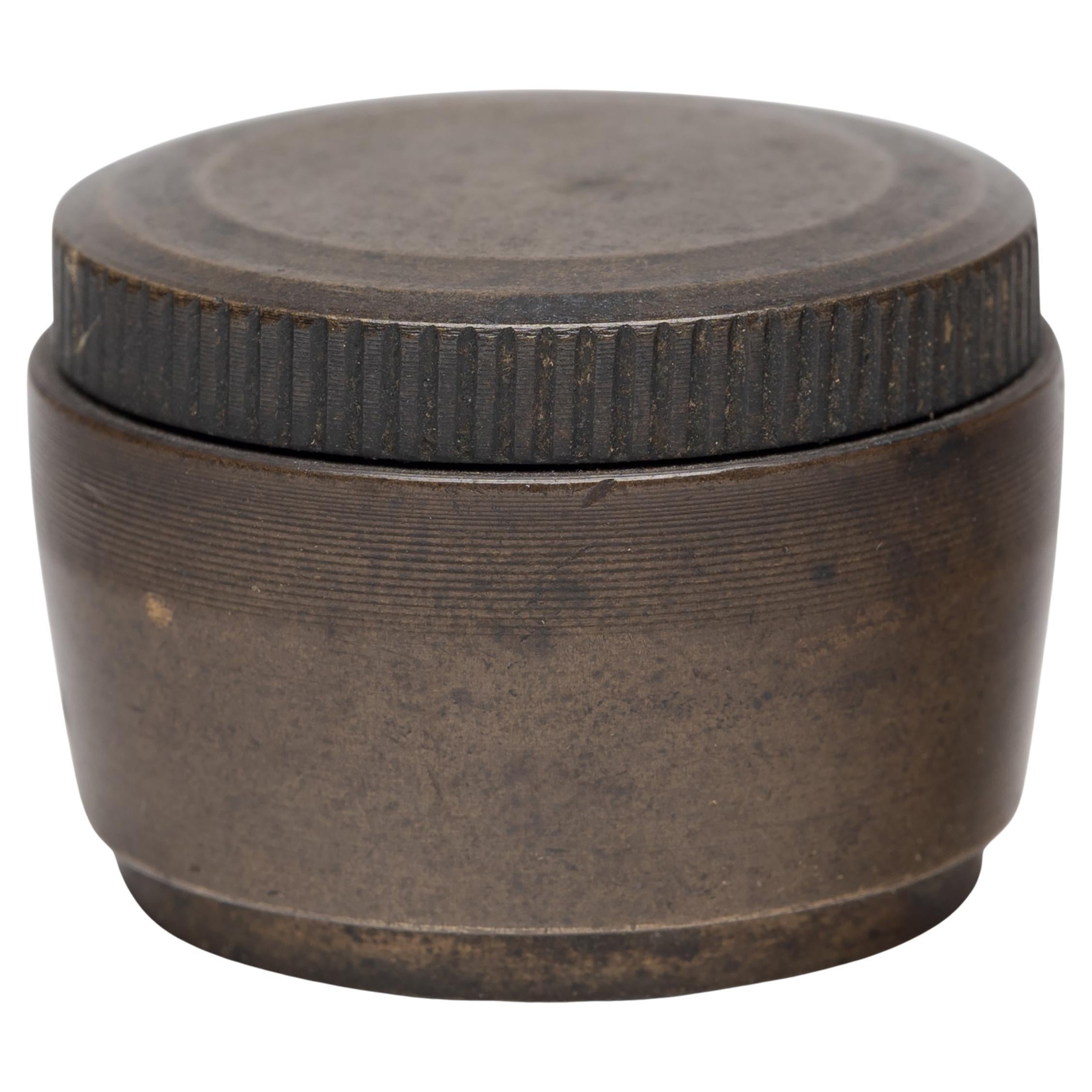 Chinese Bronze Opium Box, c. 1900