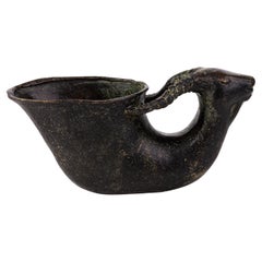 Chinese Bronze Ram Libation Cup 19th Century 