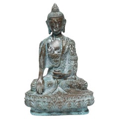 Chinese Bronze Seated Buddha Figure, c. 1850 