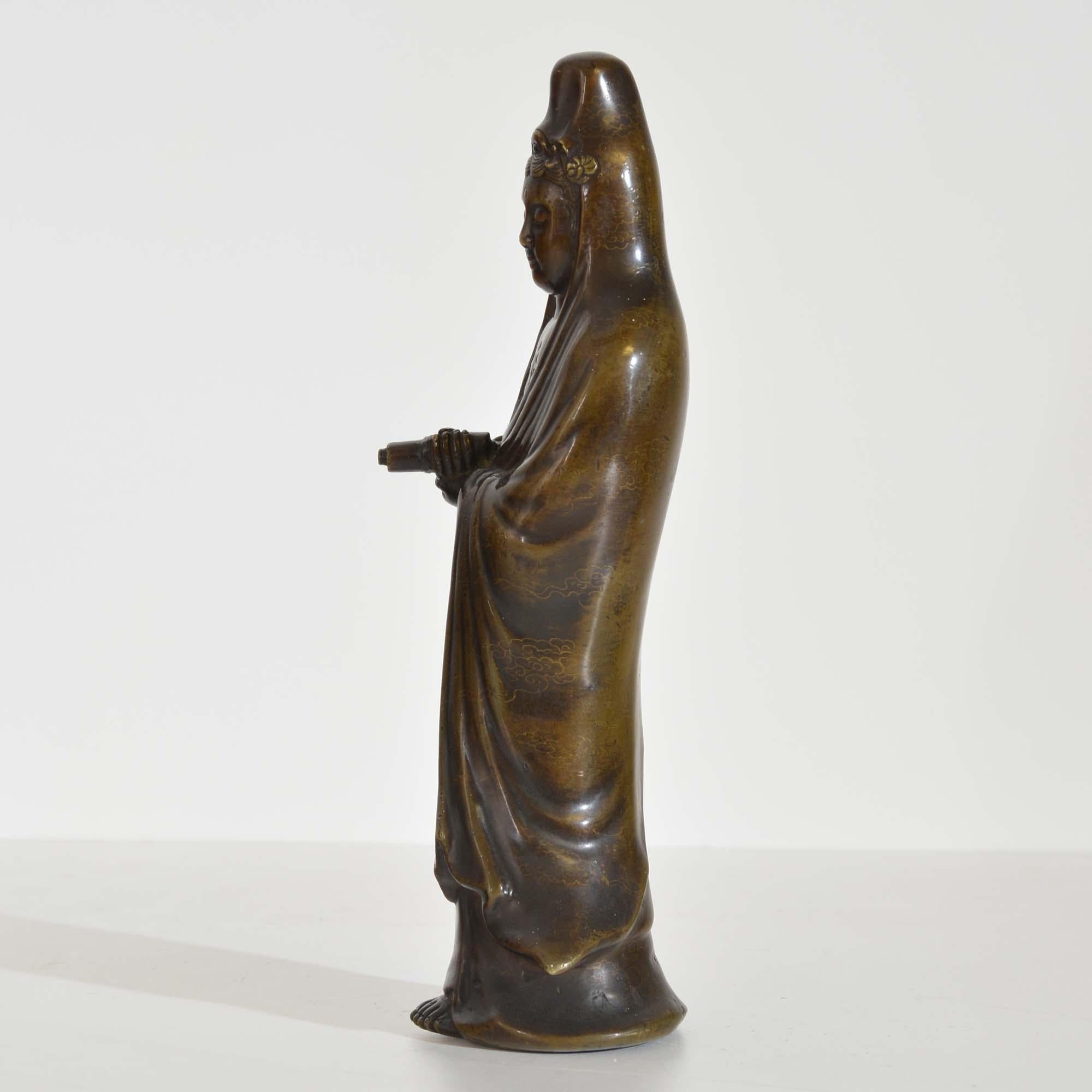 Bronze Chinese bronze statue of Guanyin