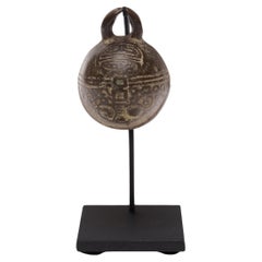 Chinese Bronze Taotie Cow Bell, c. 1850