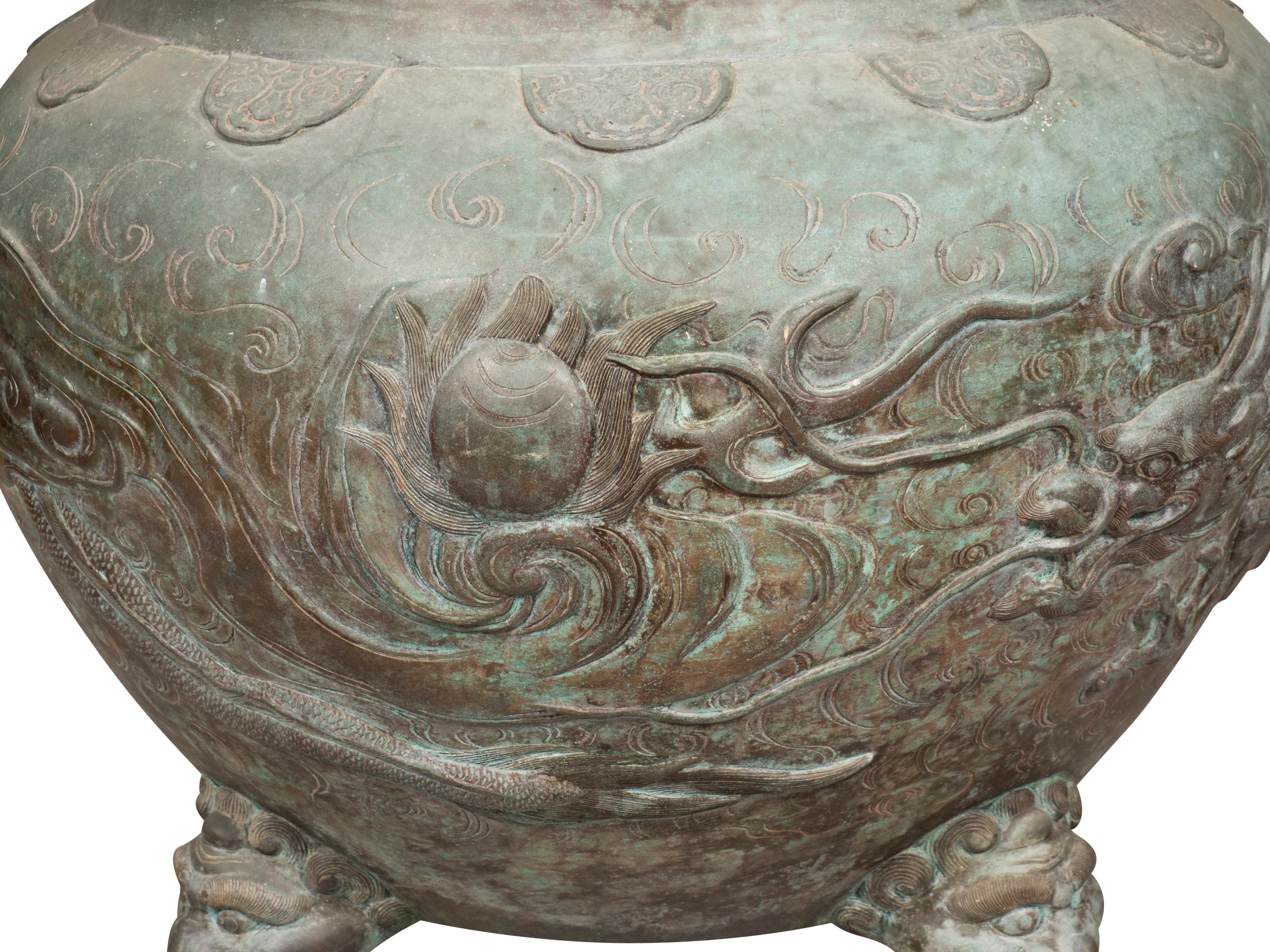 Chinese Bronze Urn For Sale 7