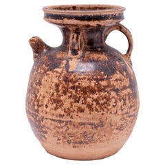 Chinese Brown Glazed Water Ewer, c. 1850