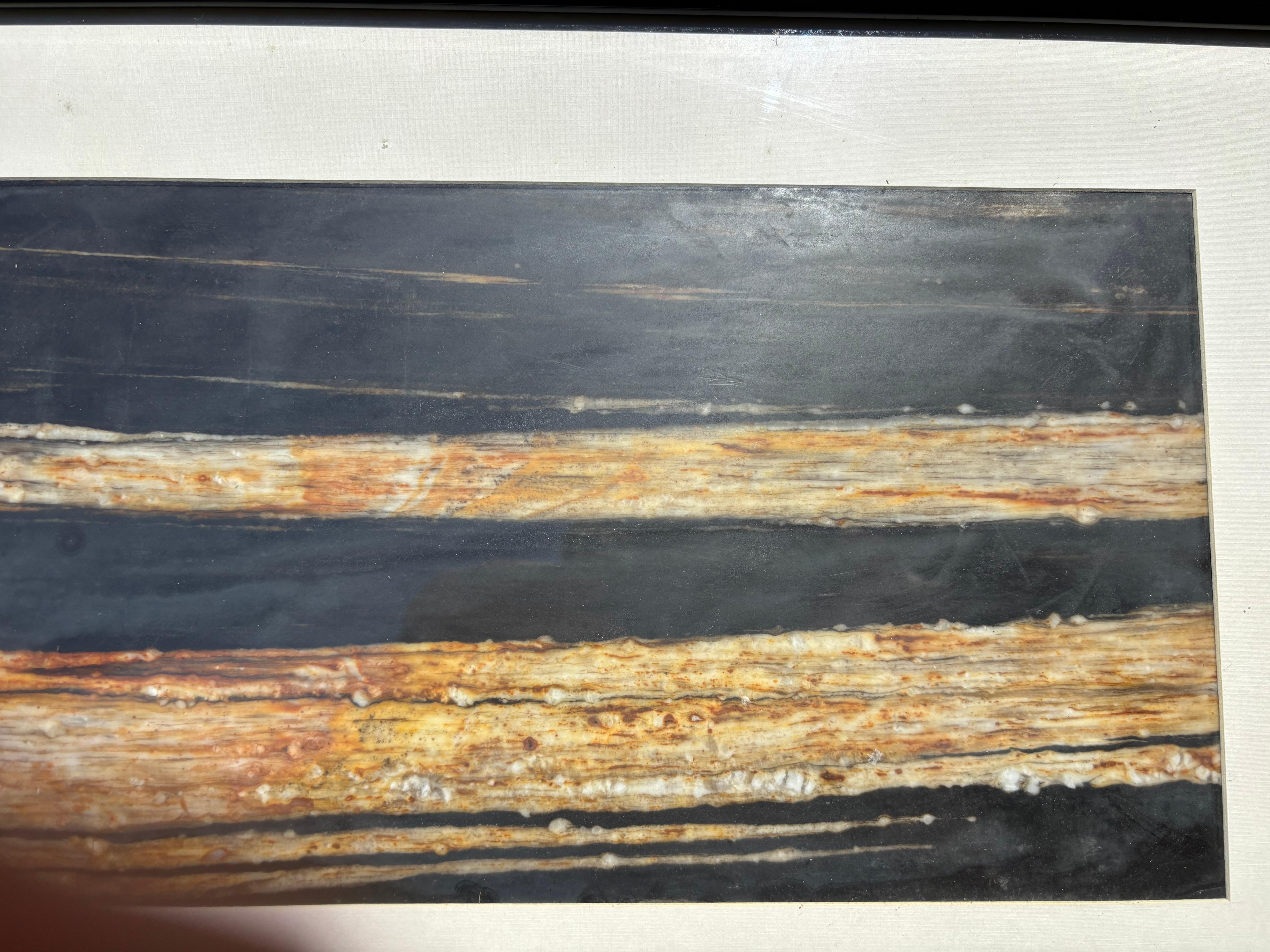 Chinesisch  Sprudelnde Ufer Schwarz-Weiß-Mondlicht Natursteinmalerei im Zustand „Gut“ im Angebot in South Burlington, VT