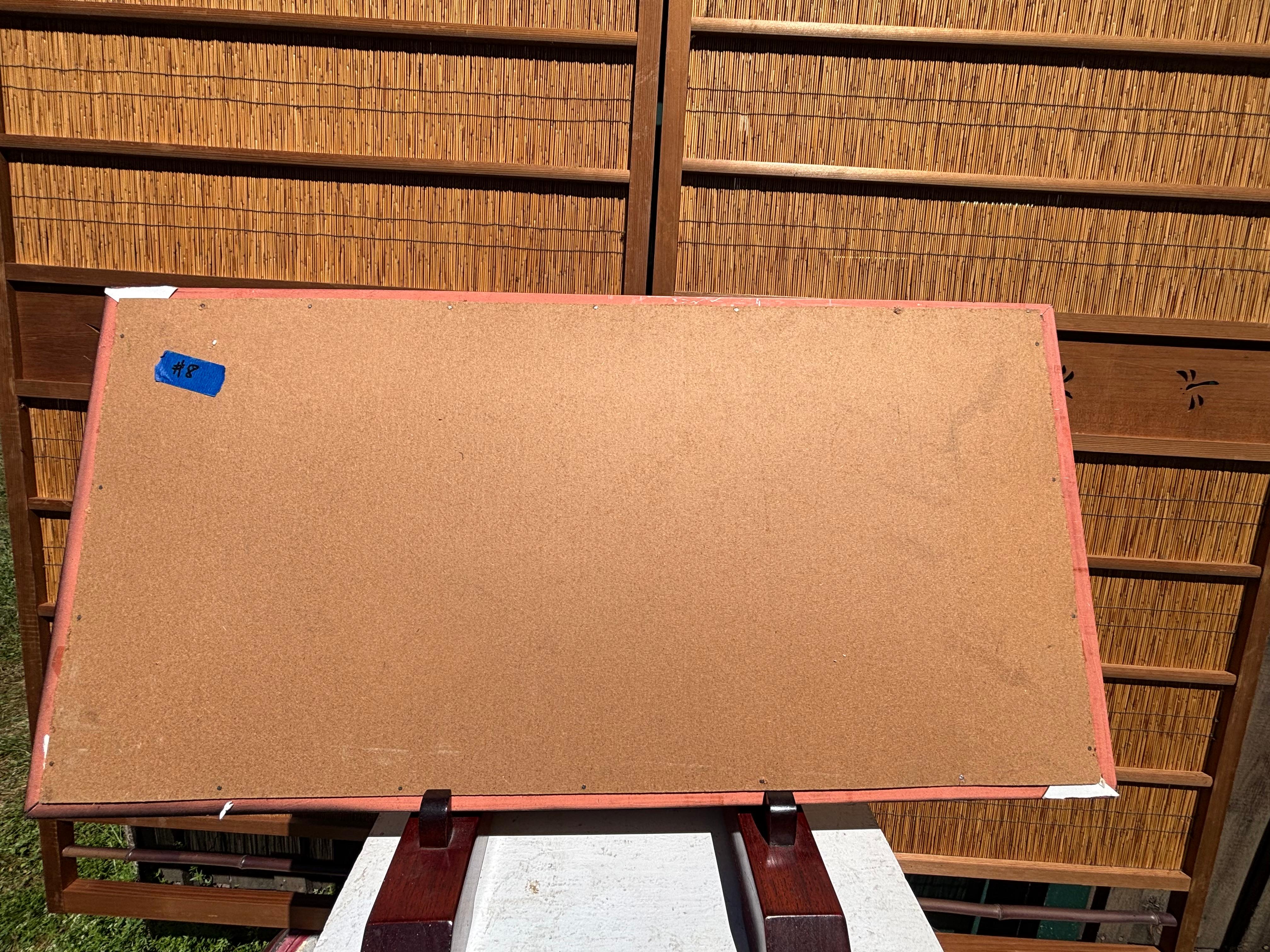 Chinesisch  Sprudelnde Ufer Schwarz-Weiß-Mondlicht Natursteinmalerei im Angebot 2