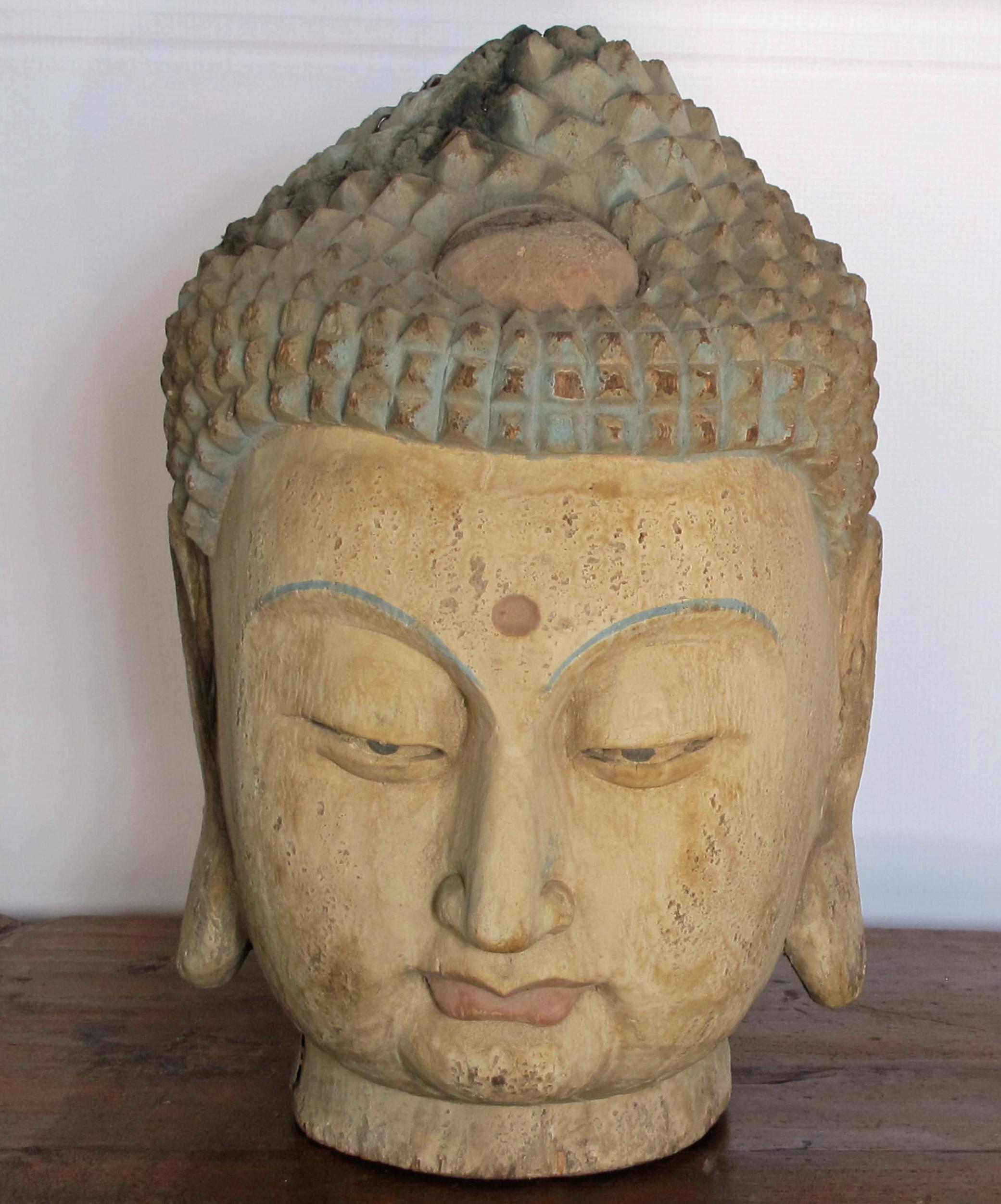 Chinese Buddhist Head (Chinesisch) im Angebot