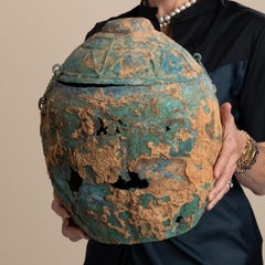 Chinese Buddhist Red Bronze Offering Jar, Song Dynasty, c. 1000