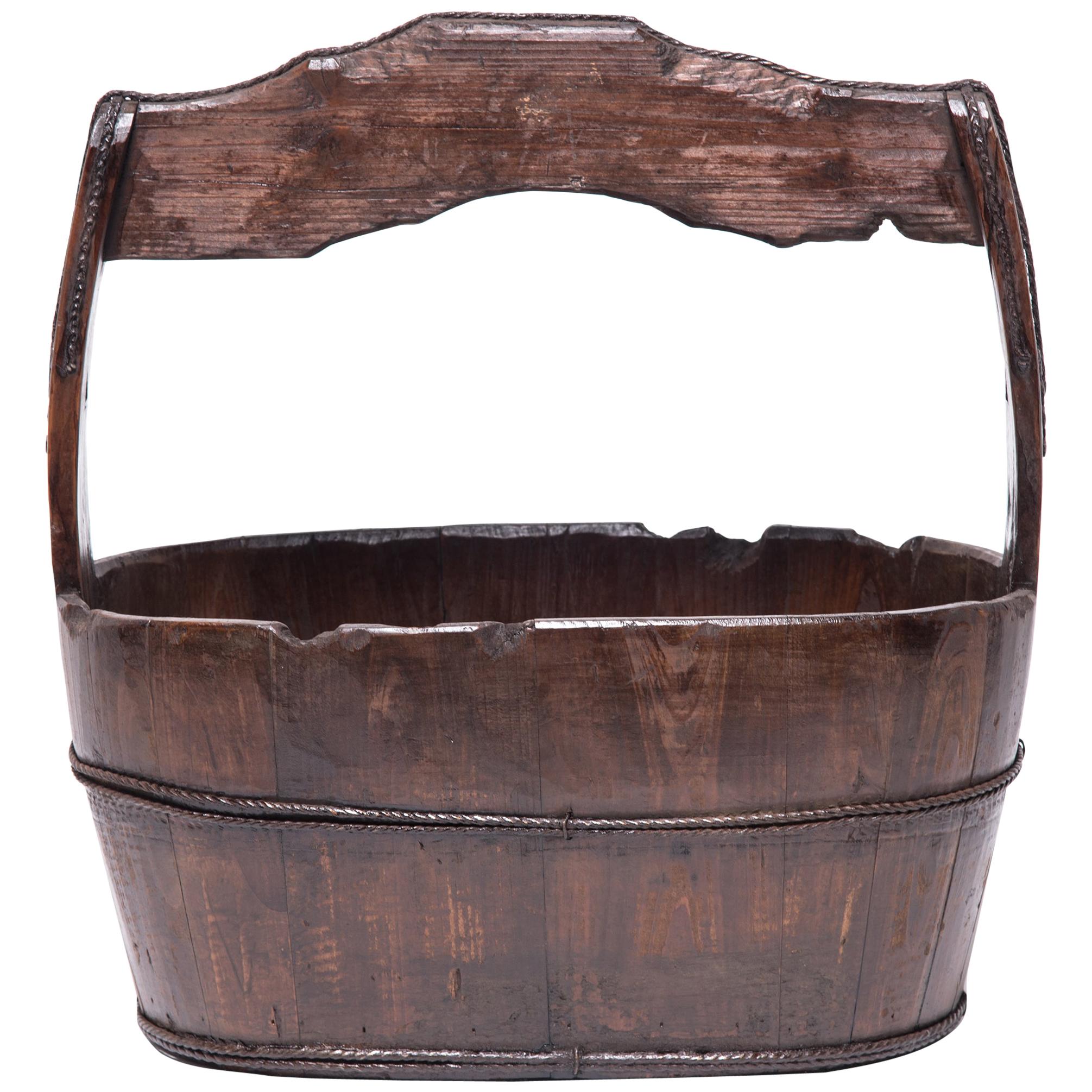 Chinese Burden Bucket, circa 1850