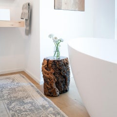 Chinese Burlwood Side Table