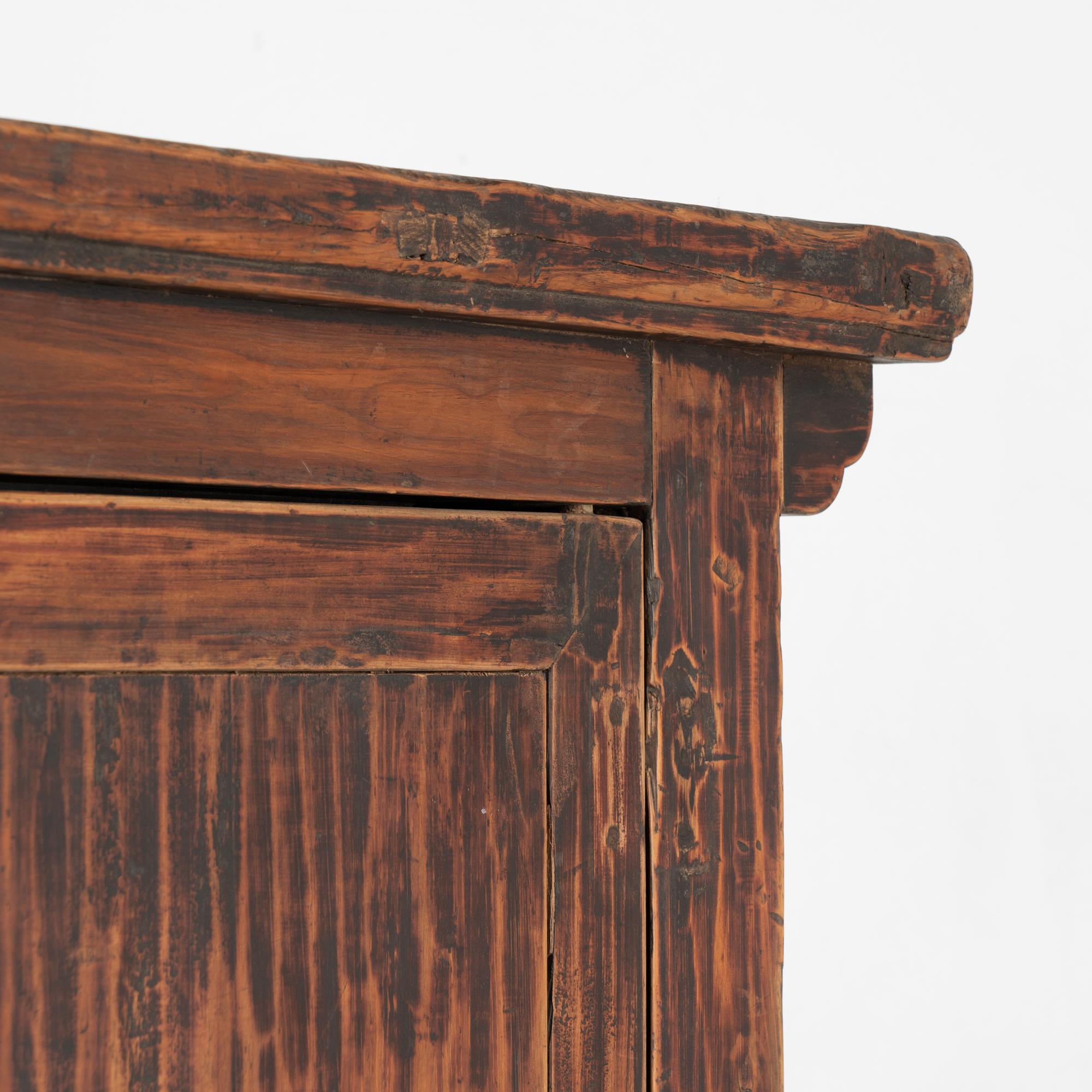 Wood Chinese Cabinet Armoire, circa 1860-80 For Sale