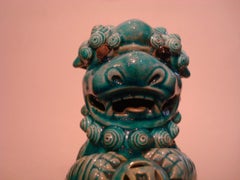 Chinese Cadogan 'Foo Dog' Teapot, Guangxu Tea / Coffee