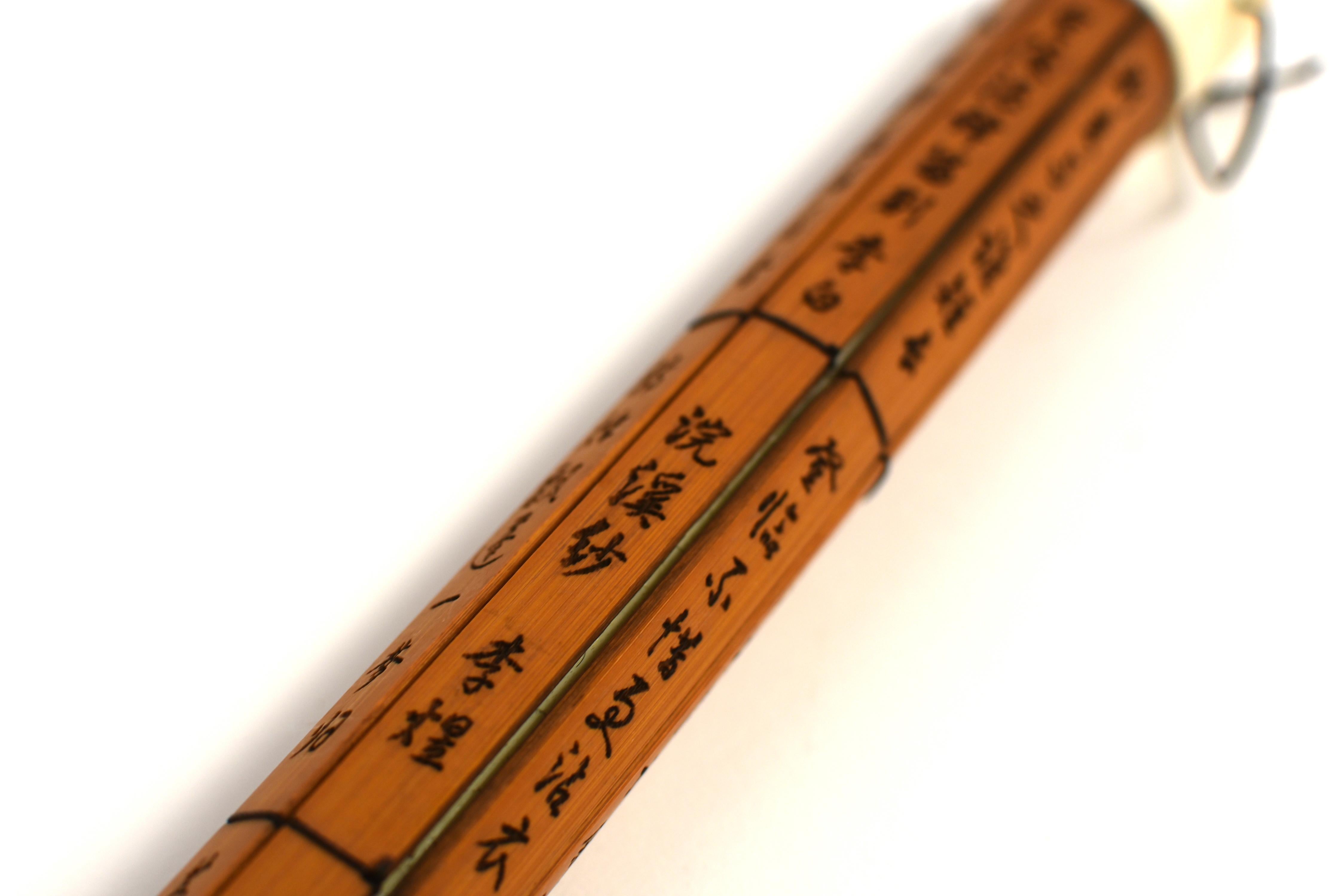 Chinese Calligraphy Brush Bamboo Scroll Poems For Sale 8