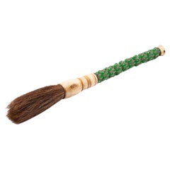 Chinese Calligraphy Brush with Glass Bead Handle
