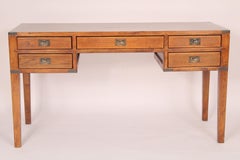 Chinese Campaign Style Elm Wood Desk