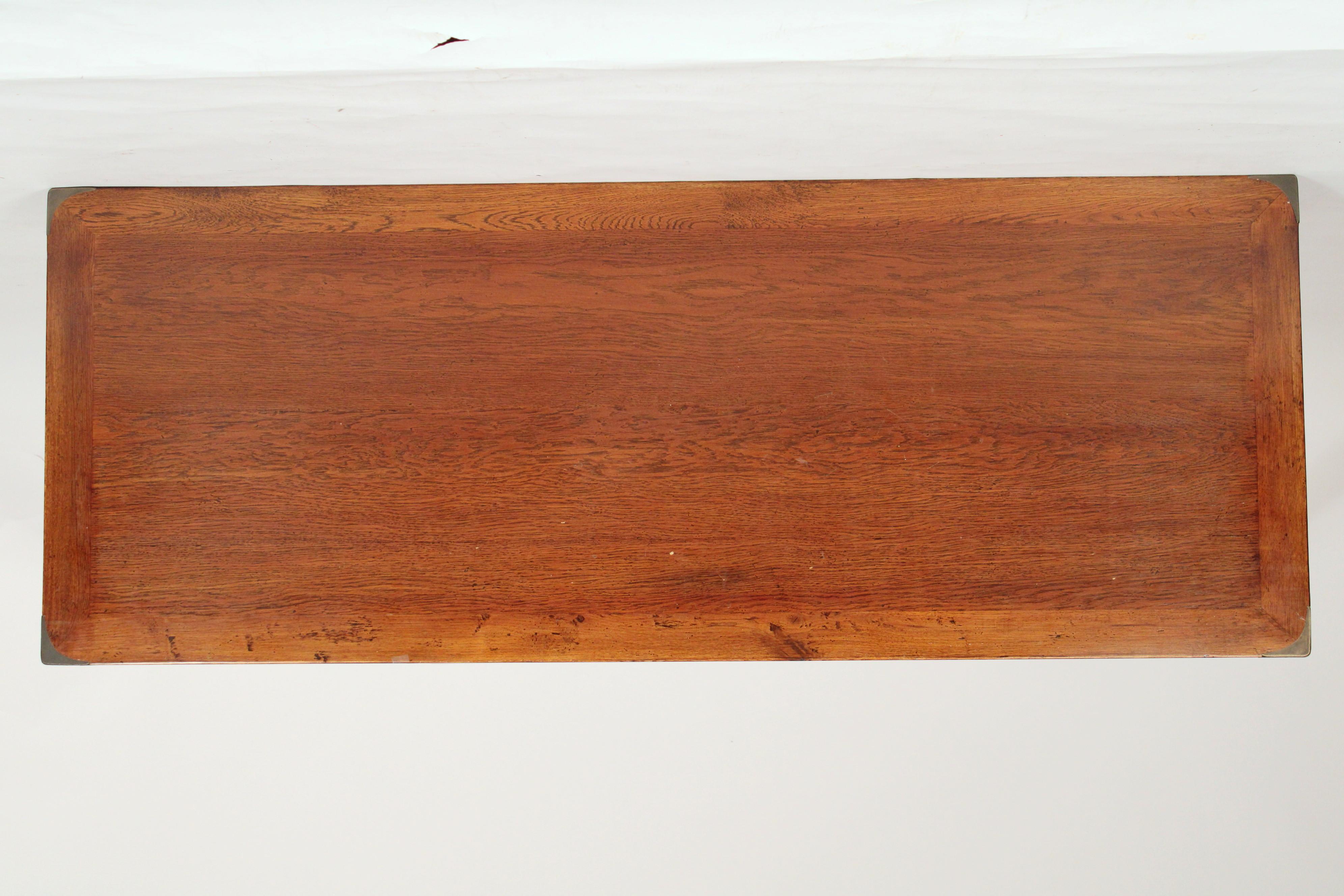 Chinese Campaign Style Elm Wood Desk 1