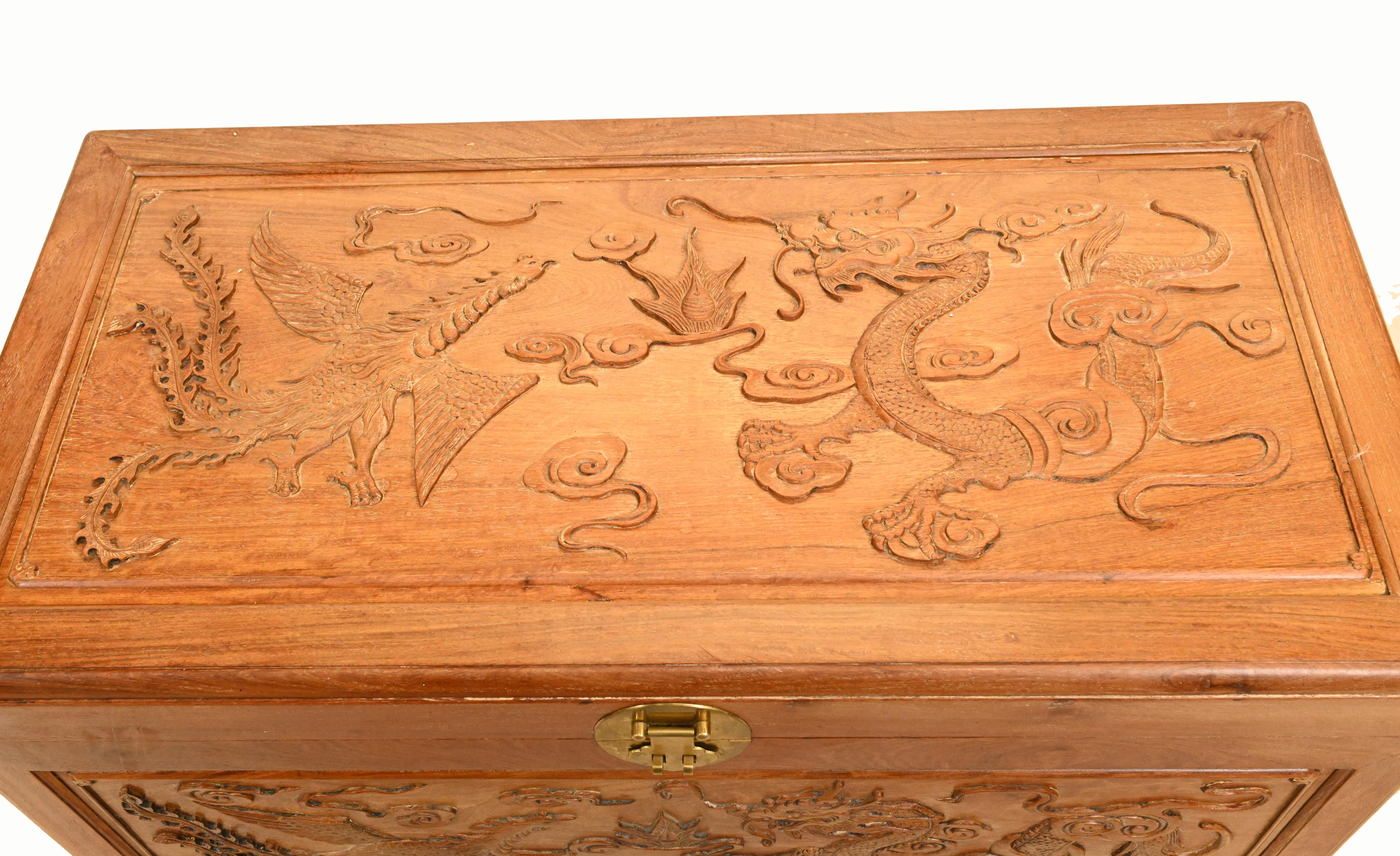Other Chinese Camphor Chest Antique Trunk, 1930
