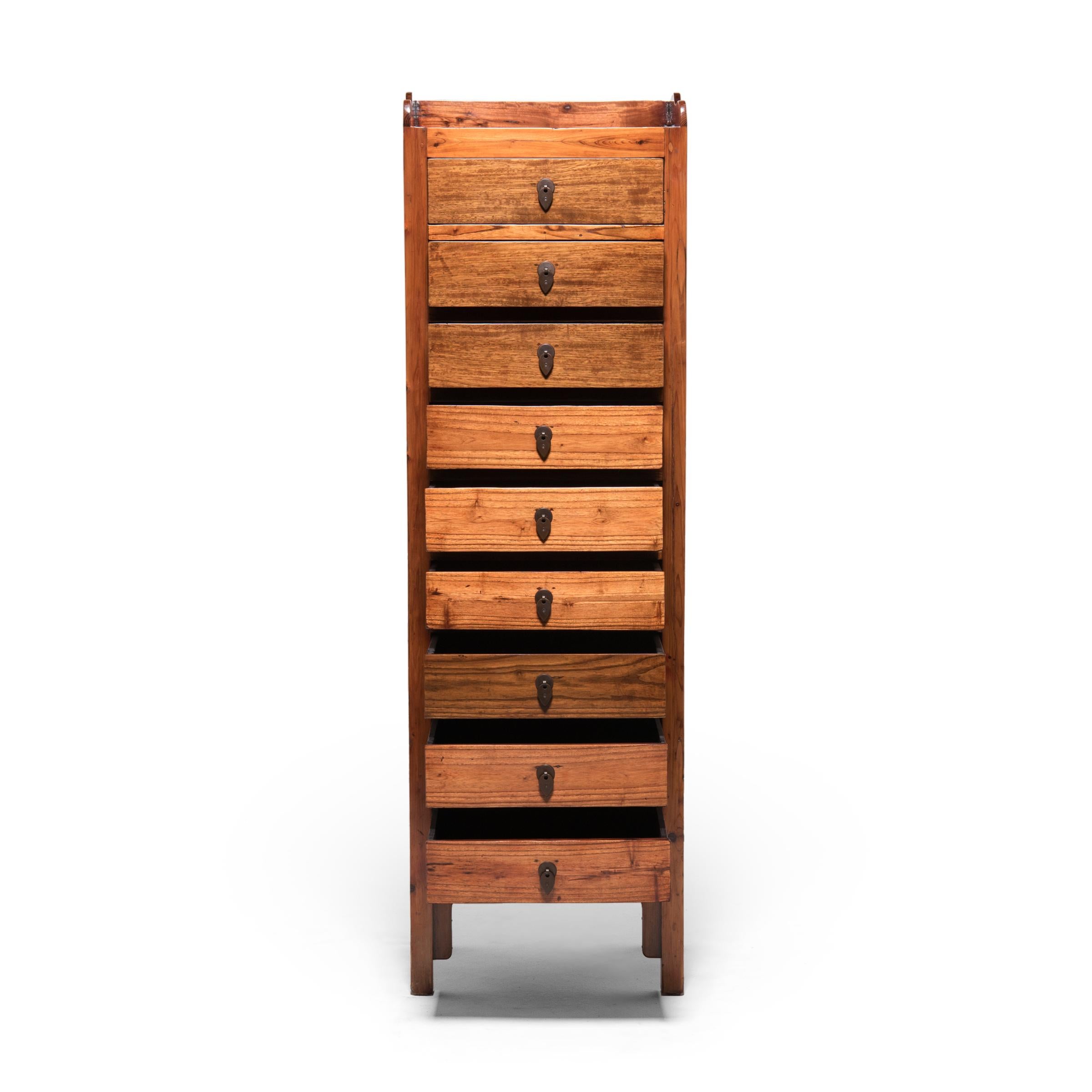 Wood Chinese Camphor Document Chest, c. 1900