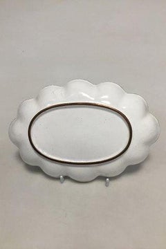 Chinese Canton Enamel Oval Plate/Dish