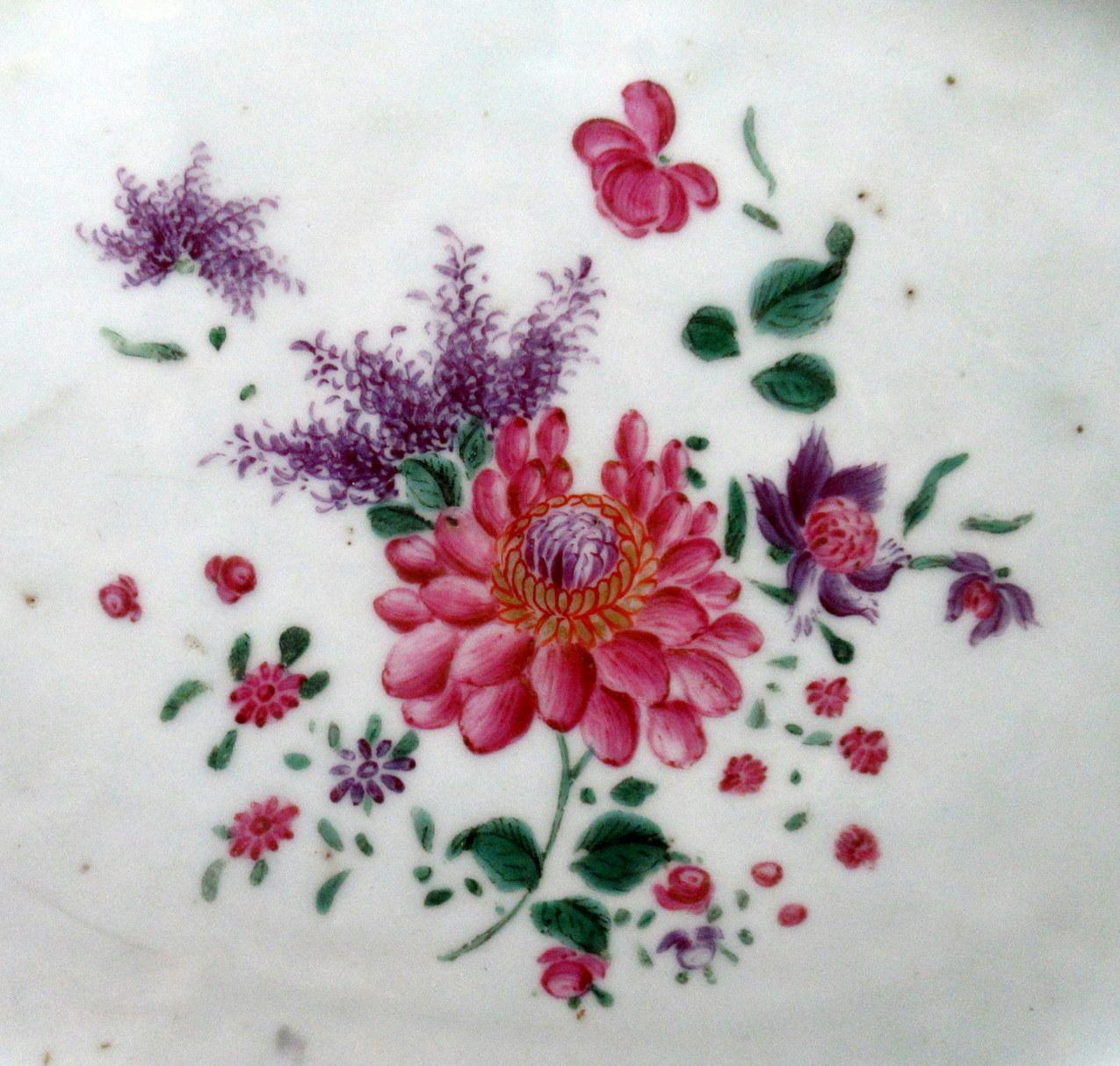 18th Century and Earlier Chinese Canton Porcelain Famille Rose Cabinet Plates Chargers Qianlong Dynasty