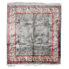 Chinese carpet made of silk