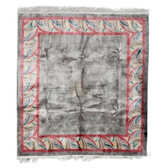 Chinese carpet made of silk