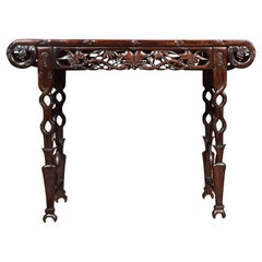 Chinese Carved Alter Table