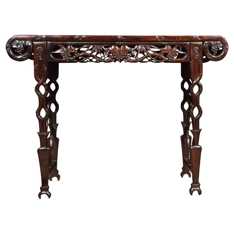 Chinese Carved Alter Table For Sale at 1stDibs chinese alter table