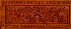 Chinese Carved Aromatic Wood Cocktail Cabinet